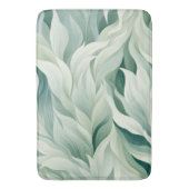 Tapis De Bain Abstrait vert Feuille Motif Nature Arrière - plan (devant Vertical)