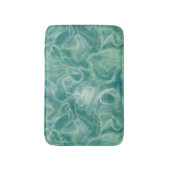 Tapis De Bain Abstrait vert turquoise (Devant (Vertical))