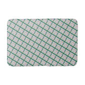 Tapis De Bain Abstrait Whimsical Green Rhombus (Devant)