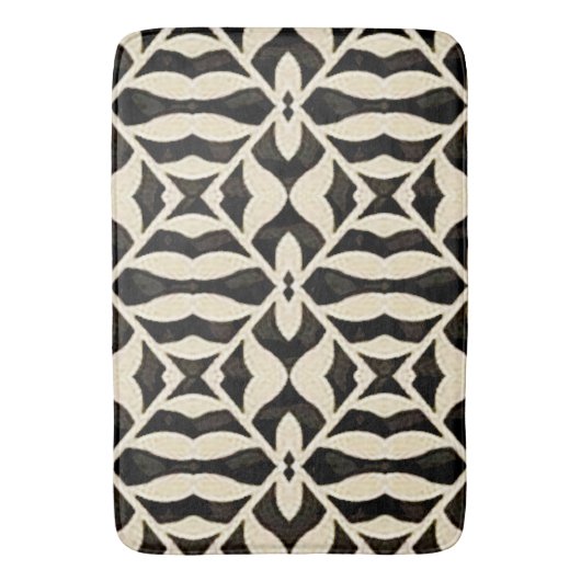 Tapis De Bain Abstrait Zebra (devant Vertical)
