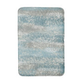 Tapis De Bain Abstraite teintes douces gris Turquoise (Devant (Vertical))