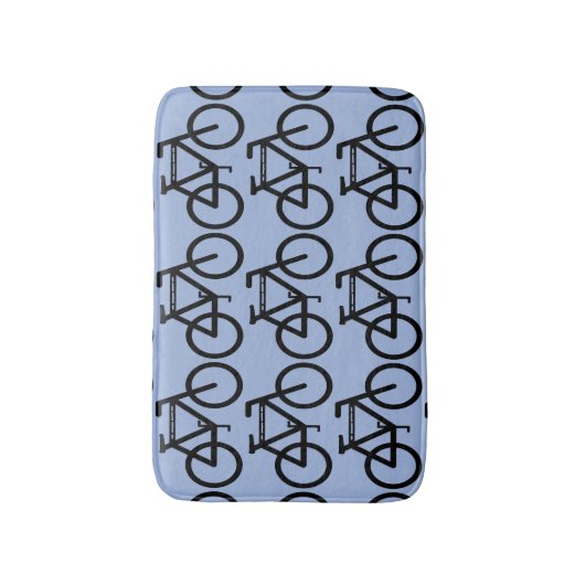 Tapis de bain abstraits de bicyclette (Devant (Vertical))