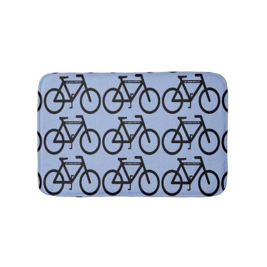Tapis de bain abstraits de bicyclette (Devant)