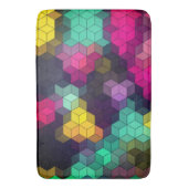 Tapis De Bain Abstraits géométriques modernes formes hexagones m (devant Vertical)