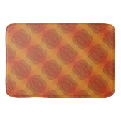 Tapis De Bain Acceptation | Médaillons de saumons rouges orange (Devant)