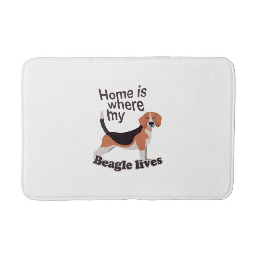 Tapis De Bain Accueil beagle (Devant)