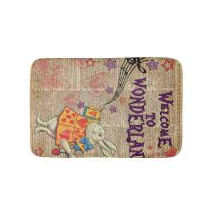 Tapis De Bain Accueil de lapin à. Alice au pays des merveilles