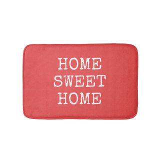 Tapis De Bain Accueil douce maison citation corail minimal