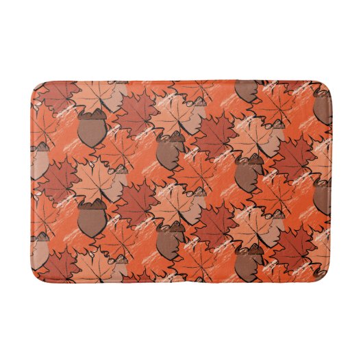 Tapis De Bain Acorns et feuille II (Devant)