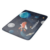 Tapis De Bain Activité spatiale dans la Galaxie personnalisée (Angle)