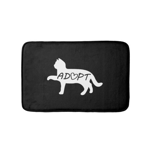 Tapis De Bain Adopter le chat (Devant)