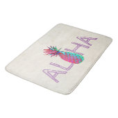 Tapis De Bain Adorable Aloha Hawaiian Pineappy (Angle)