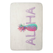 Tapis De Bain Adorable Aloha Hawaiian Pineappy (devant Vertical)