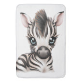 Tapis De Bain adorable bébé Zebra (devant Vertical)