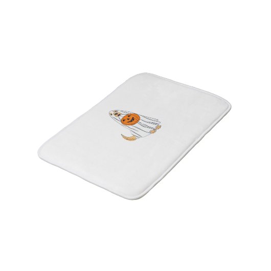 Tapis De Bain Adorable Éffrayant Golden Retriever Ghost Classic  (Angle)