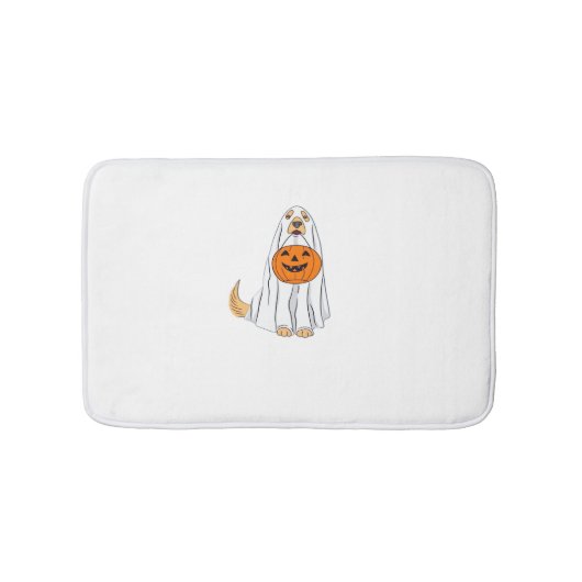 Tapis De Bain Adorable Éffrayant Golden Retriever Ghost Classic (Devant)