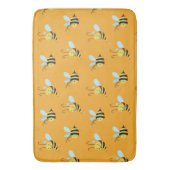 Tapis De Bain Adorable gaffez le motif d'abeille (devant Vertical)