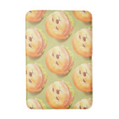 Tapis De Bain Adorable Motif de hamburger visage chien (Devant (Vertical))