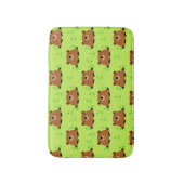 Tapis De Bain Adorable Motif de la marmotte de bois (Devant (Vertical))