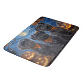 Tapis De Bain Affenpinscher Halloween Éffrayant (Angle)