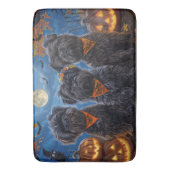 Tapis De Bain Affenpinscher Halloween Éffrayant (devant Vertical)