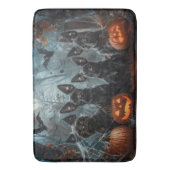 Tapis De Bain Affenpinscher Halloween nuit chien délice (devant Vertical)