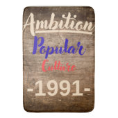 Tapis De Bain Affiche brillante (devant Vertical)