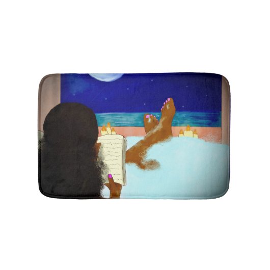 Tapis De Bain Affiche Brillante (Devant)