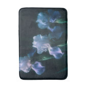 Tapis De Bain Affiche d'art mural floral Iris Bleu (Devant (Vertical))