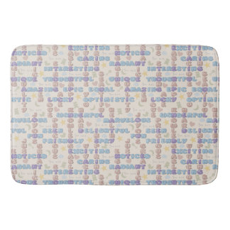 Tapis De Bain Affirmations Positives pour la Nurserie Bébé Citro