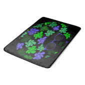 Tapis De Bain Afro Diva Vert & Bleu (Angle)