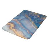 Tapis De Bain Agate en dentelle bleue (Angle)