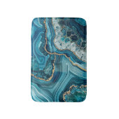 Tapis de bain Agate sarcelle (Devant (Vertical))