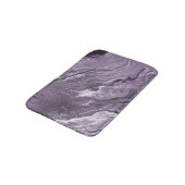 Tapis De Bain Agate violette cristallisée | Moody Marbled Stone (Angle)