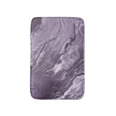 Tapis De Bain Agate violette cristallisée | Moody Marbled Stone (Devant (Vertical))