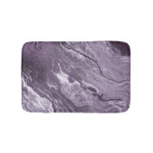 Tapis De Bain Agate violette cristallisée | Moody Marbled Stone (Devant)