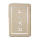 Tapis De Bain Agritourisme rustique Chic Beige Mémoire (Devant (Vertical))
