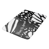 Tapis De Bain Aile à papillon Monarque Abstraite - Osez Rêver! (Angle)