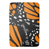 Tapis De Bain Aile stylisée de papillon monarque classique (devant Vertical)