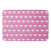 Tapis De Bain Aimer les coeurs roses (Devant)