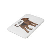 Tapis De Bain Airedale terrier dog cartoon (Angle)