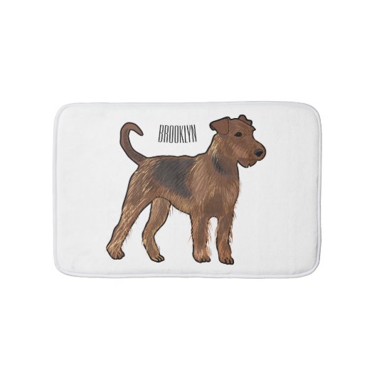 Tapis De Bain Airedale terrier dog cartoon (Devant)