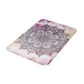 Tapis De Bain Airy Mandala Happy Pink Purple Yellow (Angle)