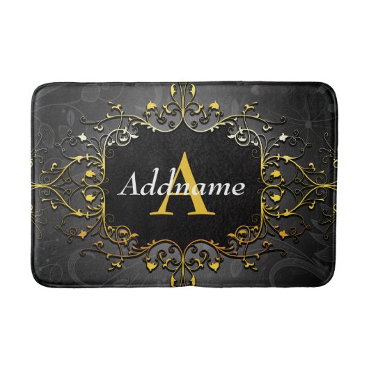 Tapis De Bain Ajouter votre nom et votre initiale (Devant)