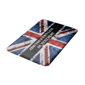 Tapis De Bain Ajouter votre texte sur le drapeau anglais Jeu d'o (Angle)