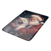 Tapis De Bain Akita avec Noël du Père Noël (Angle)