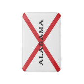 Tapis De Bain Alabama et Drapeau (Devant (Vertical))