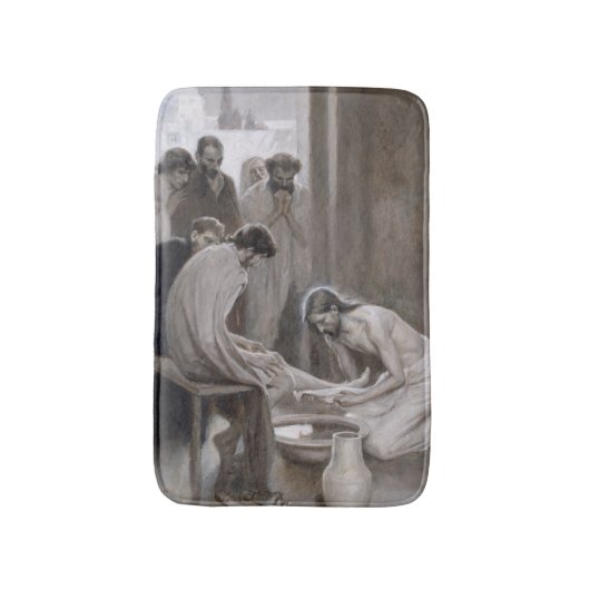 Tapis De Bain Albert Edelfeel - Jésus Laver les pieds des discip (Devant (Vertical))