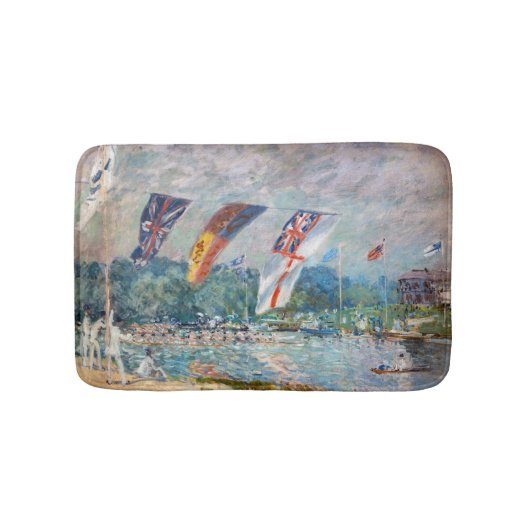 Tapis De Bain Alfred Sisley - Regatta à Molesey (Devant)