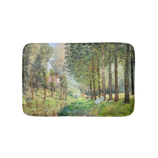Tapis De Bain Alfred Sisley - Reposez le long du ruisseau (Devant)
